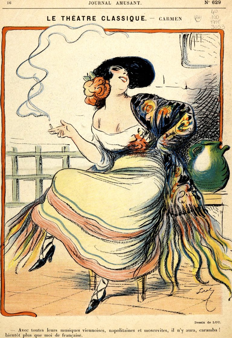 Carmen - illustration by Luc for Journal Amusant 1875.jpg